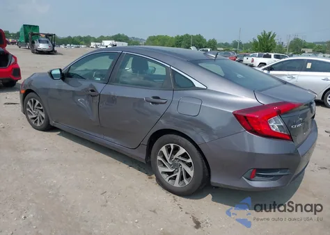2018 Honda Civic Ex from USA, damaged, VIN 2HGFC2F74JH589988